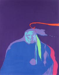 John Nieto 28 x 22 inches — (Apache, 1936-2018)