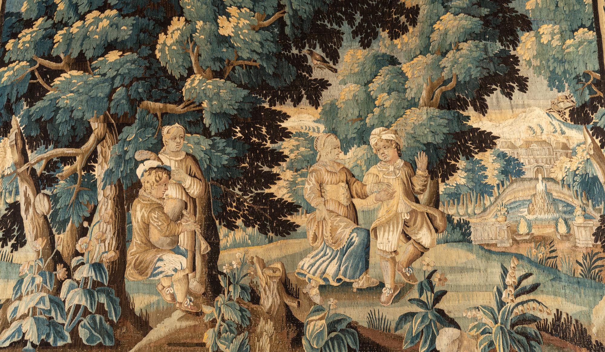 A Flemish Wool Tapestry