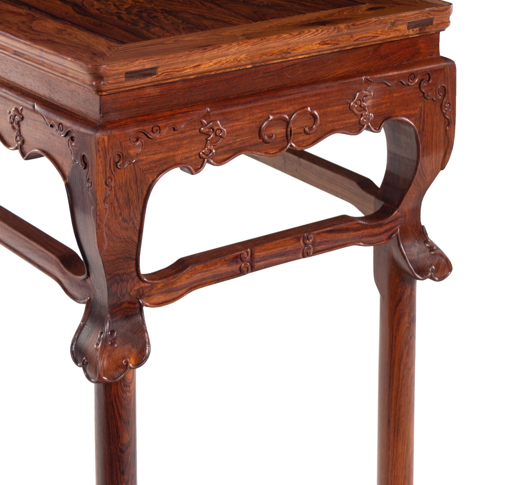 A Chinese Huanghuali Altar Table