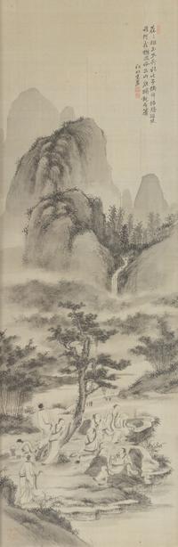 A Chinese Painting of Eight Immortals — LATE QING