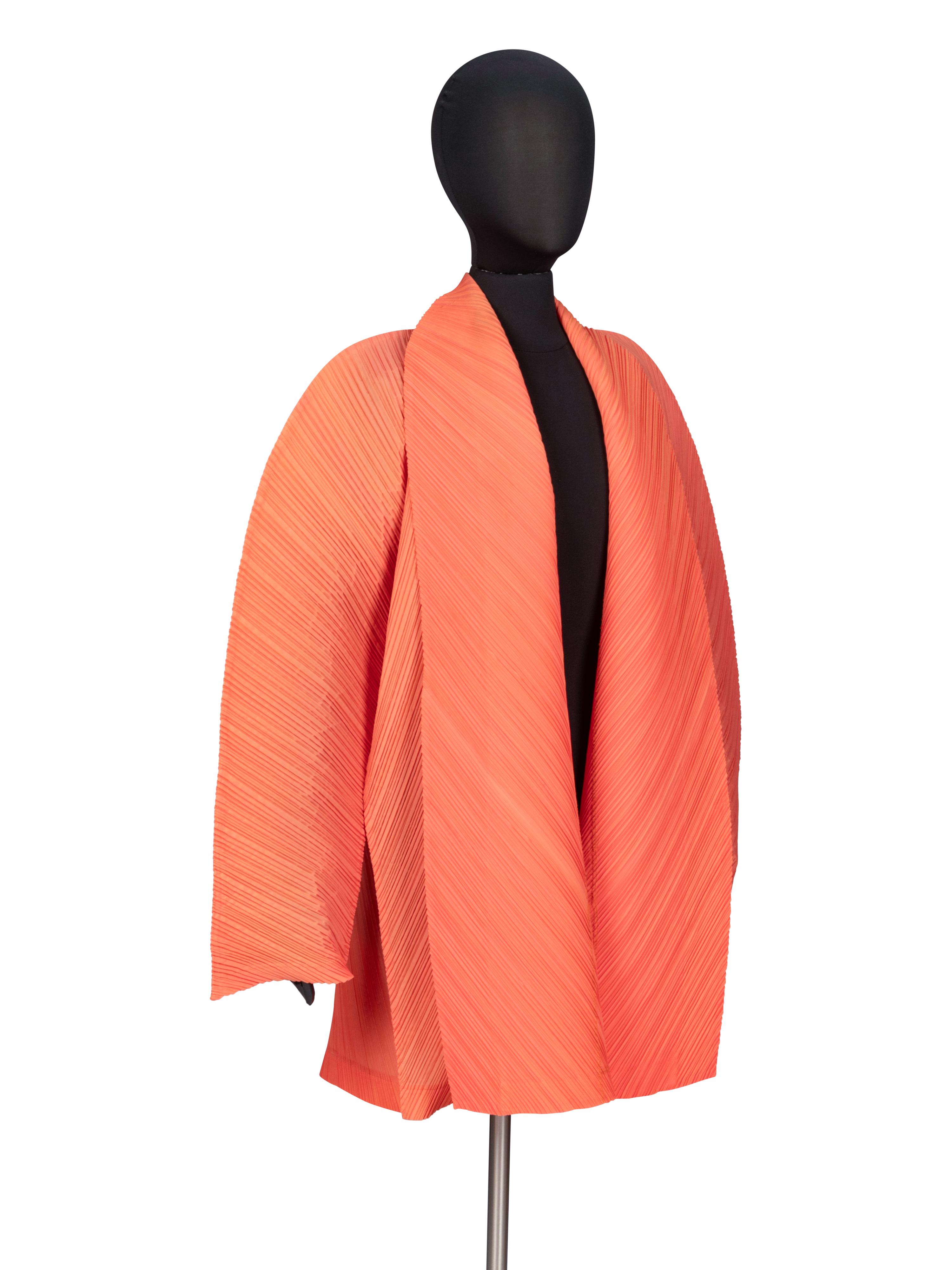 Issey Miyake, Pleated Coral Jacket, 1995