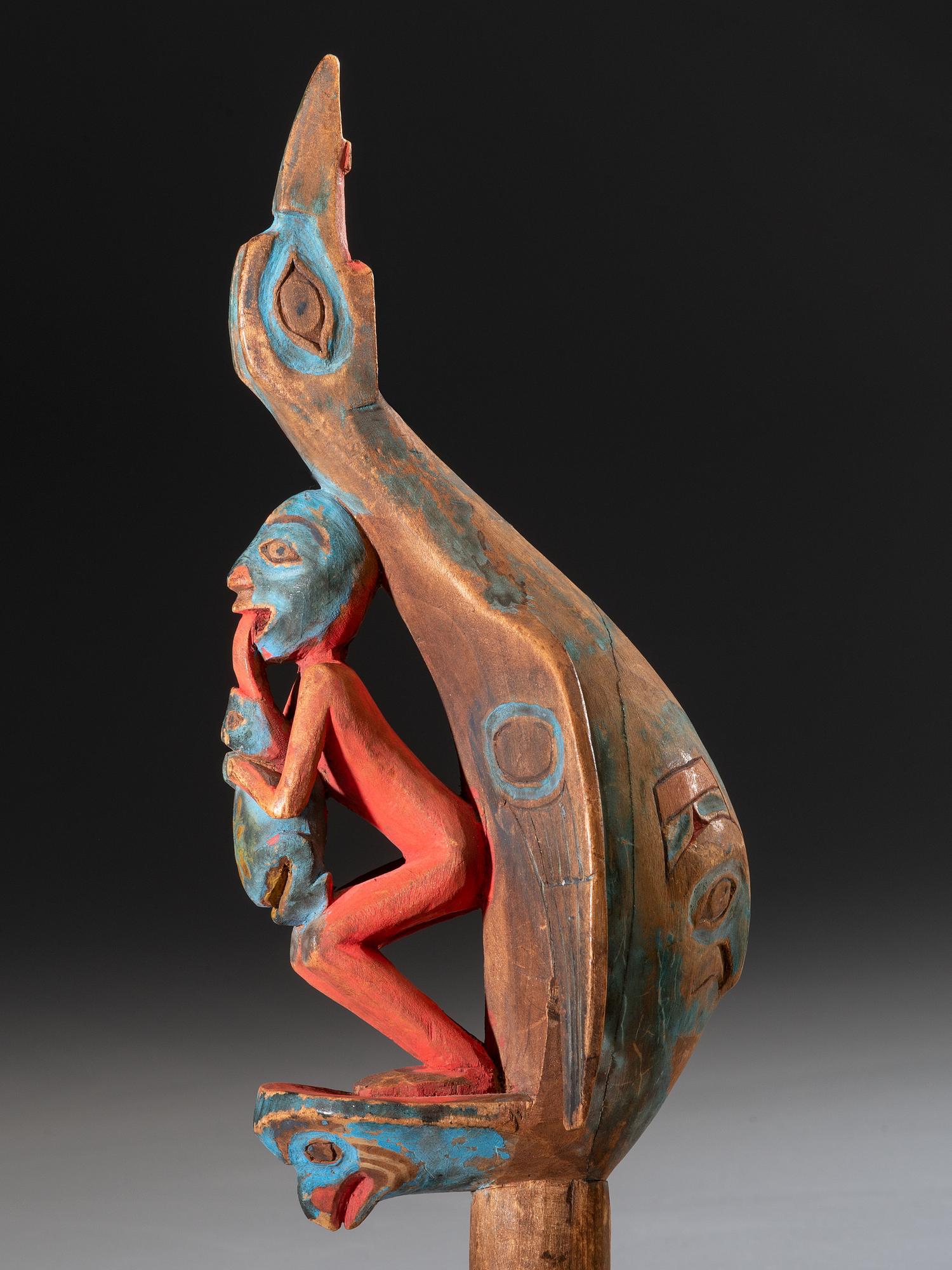 Northwest Coast Raven Rattle