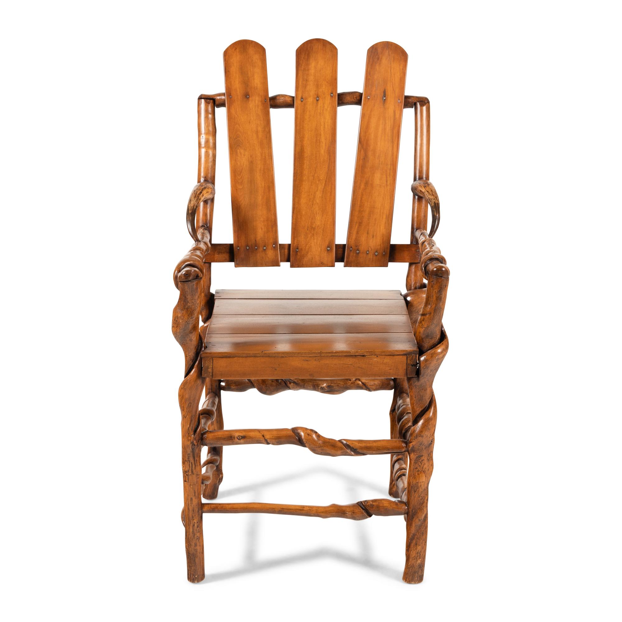 A Folk Art Root Chair