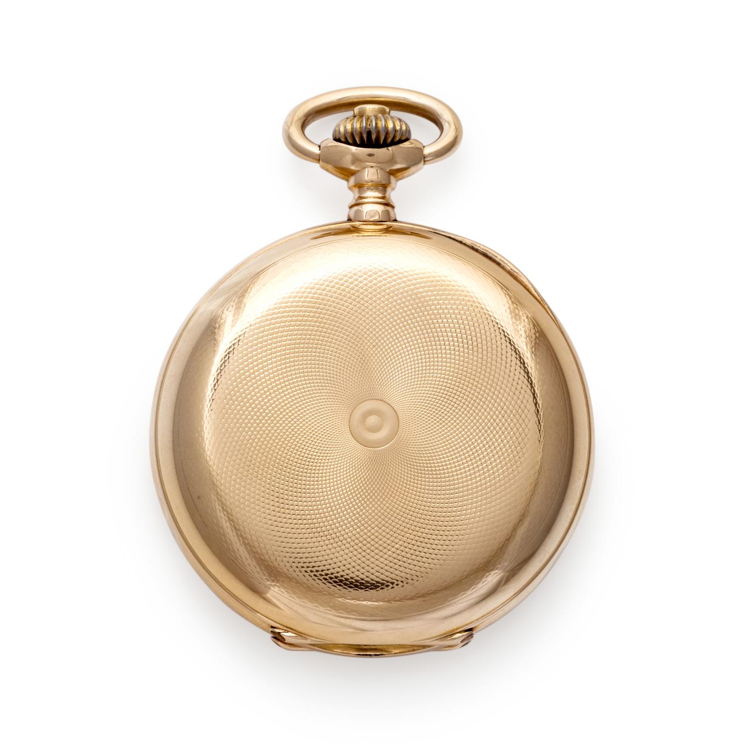 14K YELLOW GOLD MOON PHASE CALENDAR HUNTER CASE POCKET WATCH