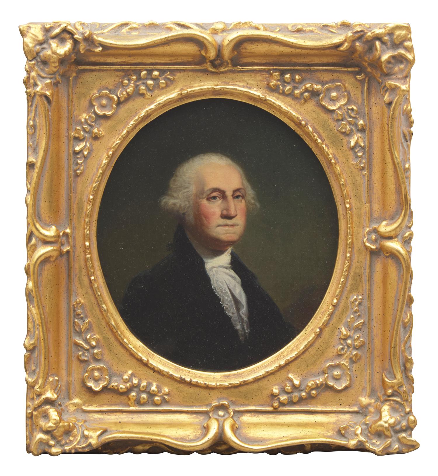 American School 19th Century, After Gilbert Stuart (1755-1828), A Portrait of George Washington