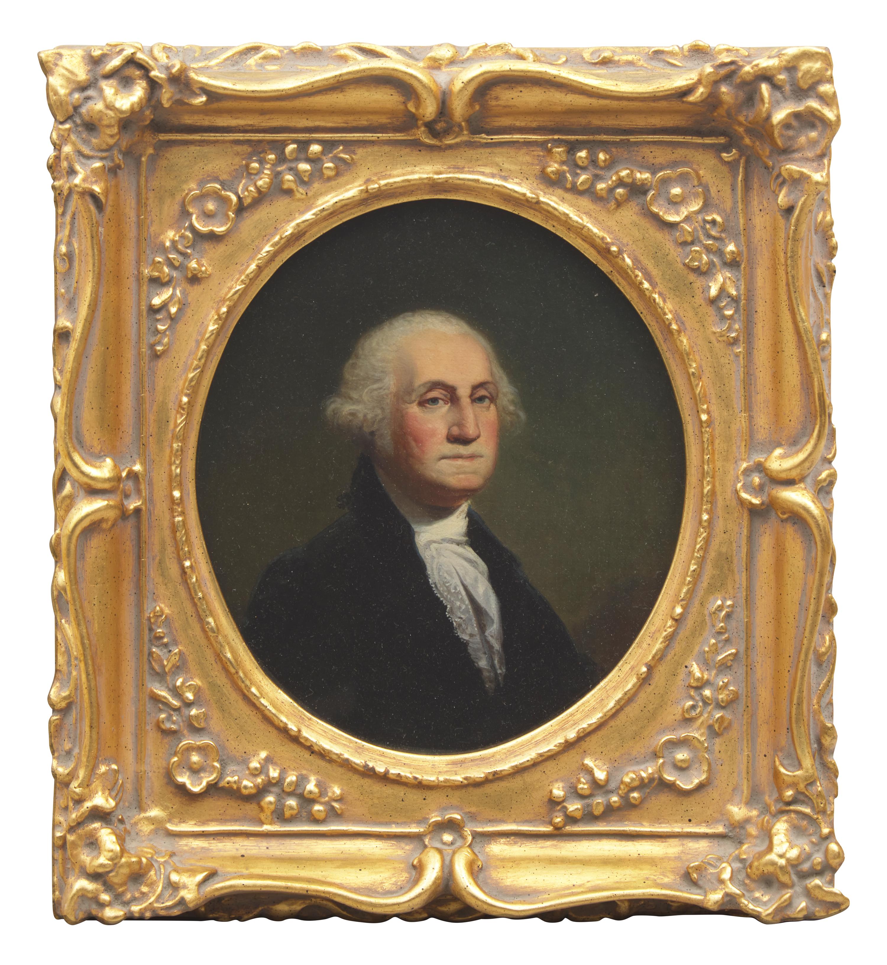 American School 19th Century, After Gilbert Stuart (1755-1828), A Portrait of George Washington