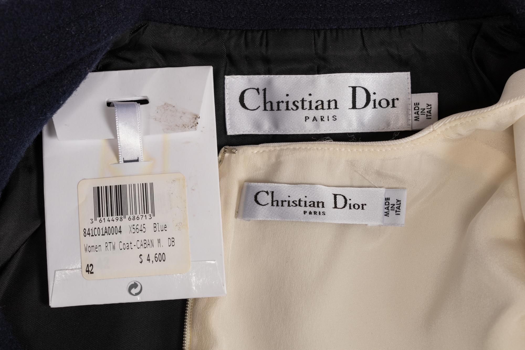 Maria Grazia for Christian Dior Pea Coat and Silk Top, 2020s