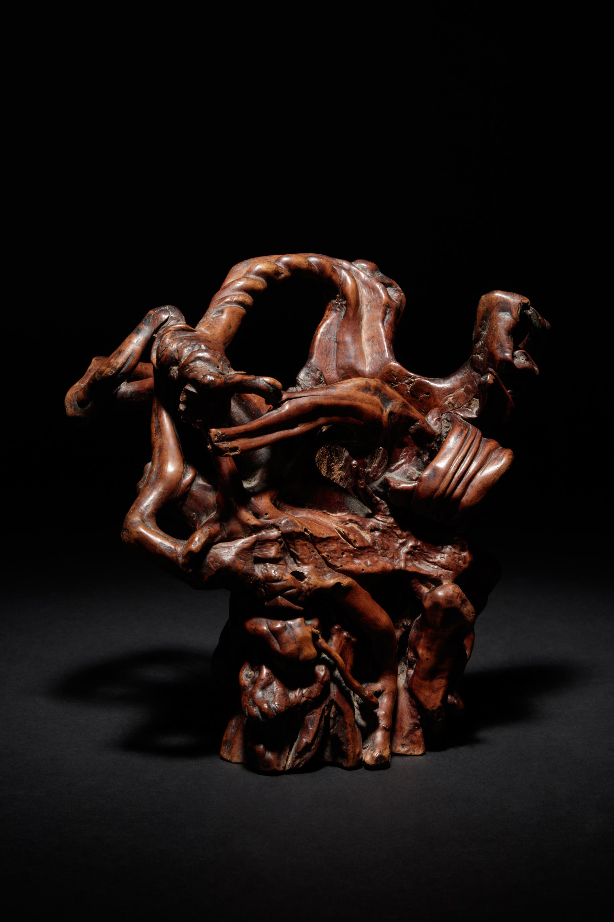 A Natural Gnarled Rootwood Carving