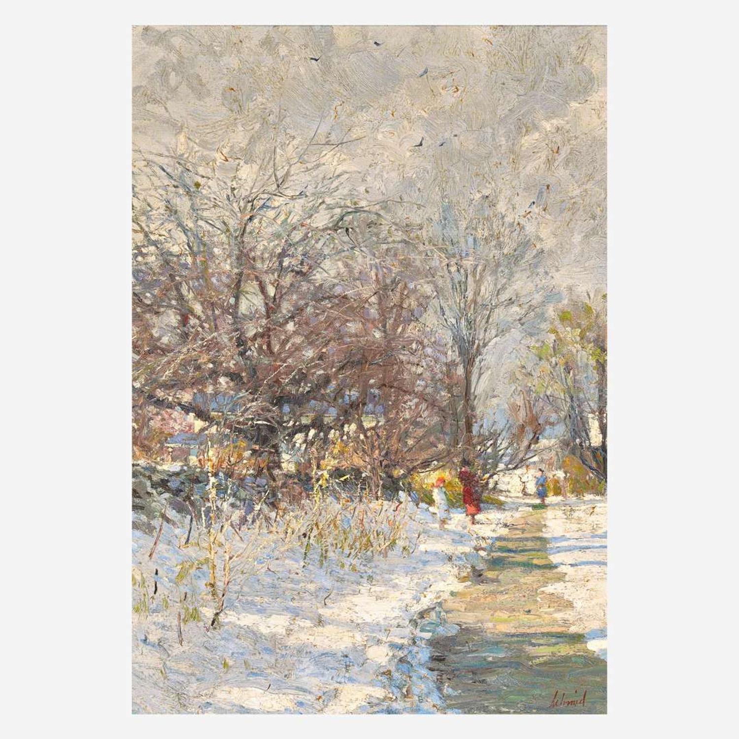 Richard Alan Schmid (American, 1934-2021) Winter Day in Connecticut