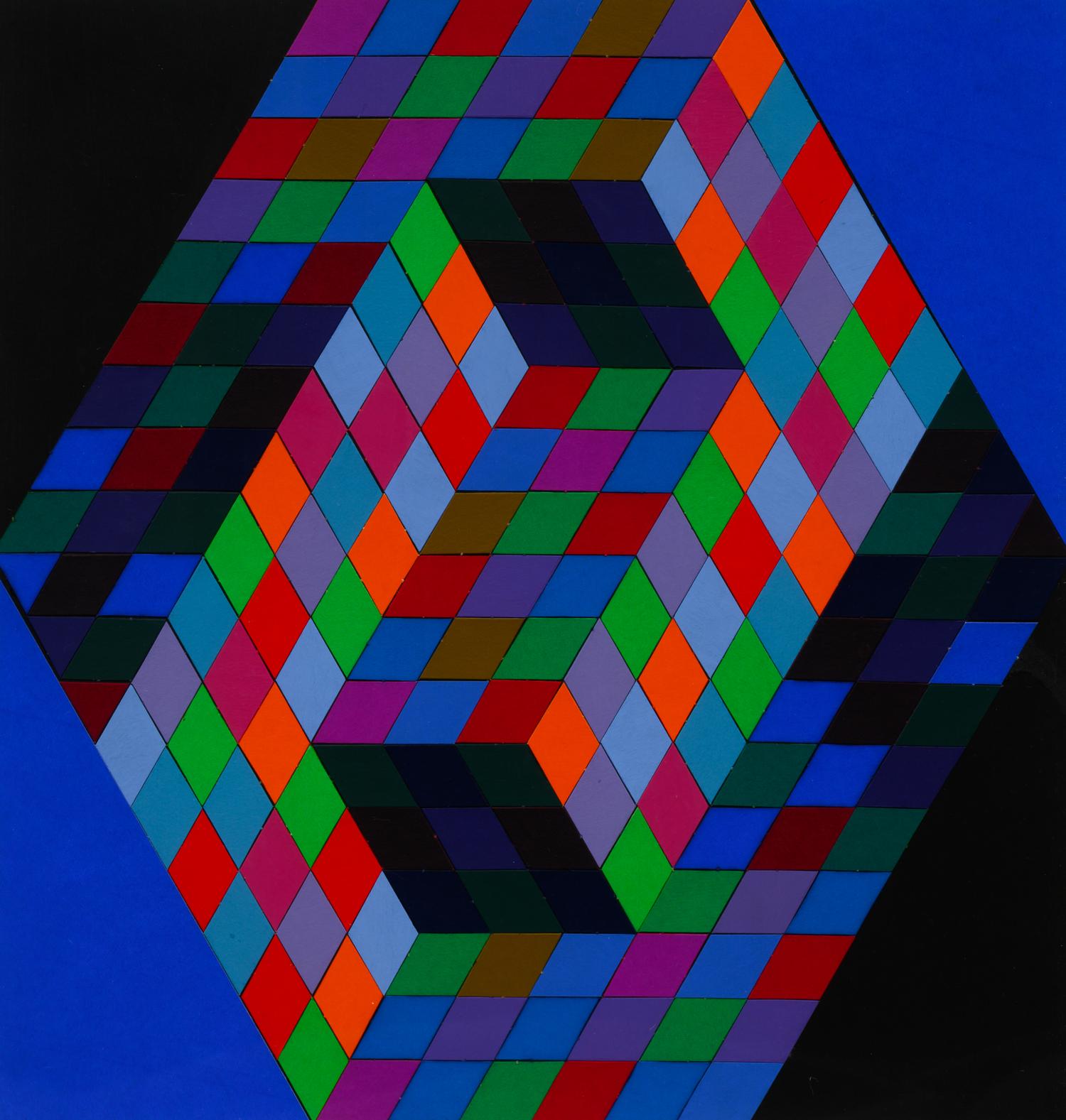 Untitled (22 color study for poster) , c. 1970