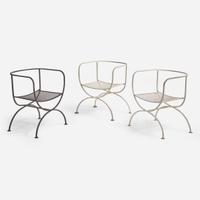 Vladimir Kagan (American, 1927-2016) Group of Three Savonarola Chairs, Kagan-Dreyfuss, Inc., USA, circa 1950