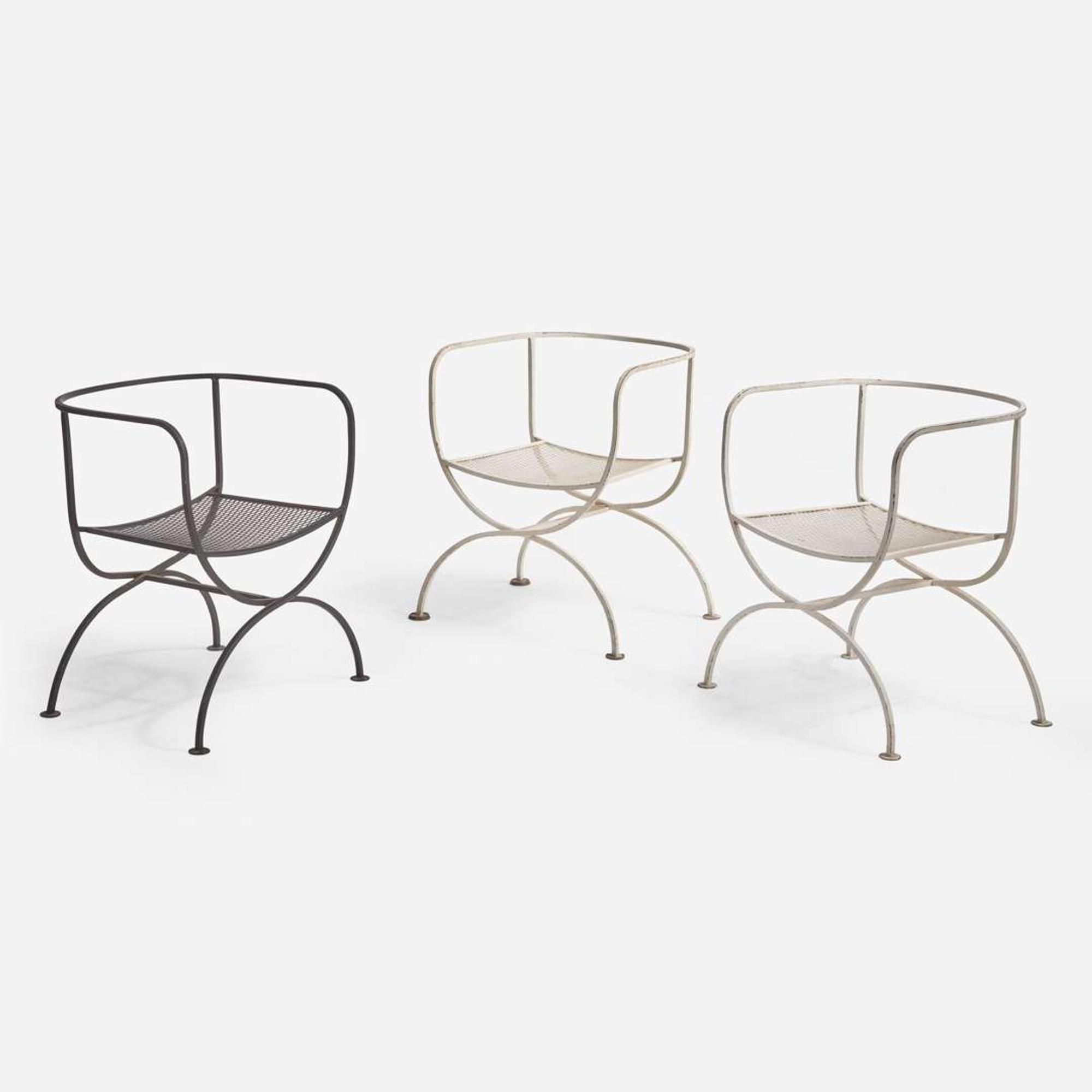 Vladimir Kagan (American, 1927-2016) Group of Three Savonarola Chairs, Kagan-Dreyfuss, Inc., USA, circa 1950