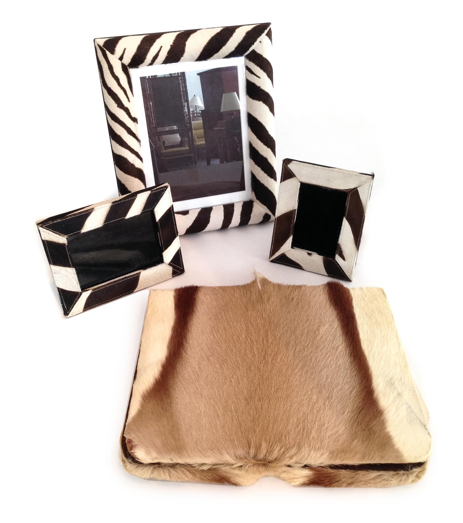 A Group of Animal Skin Articles