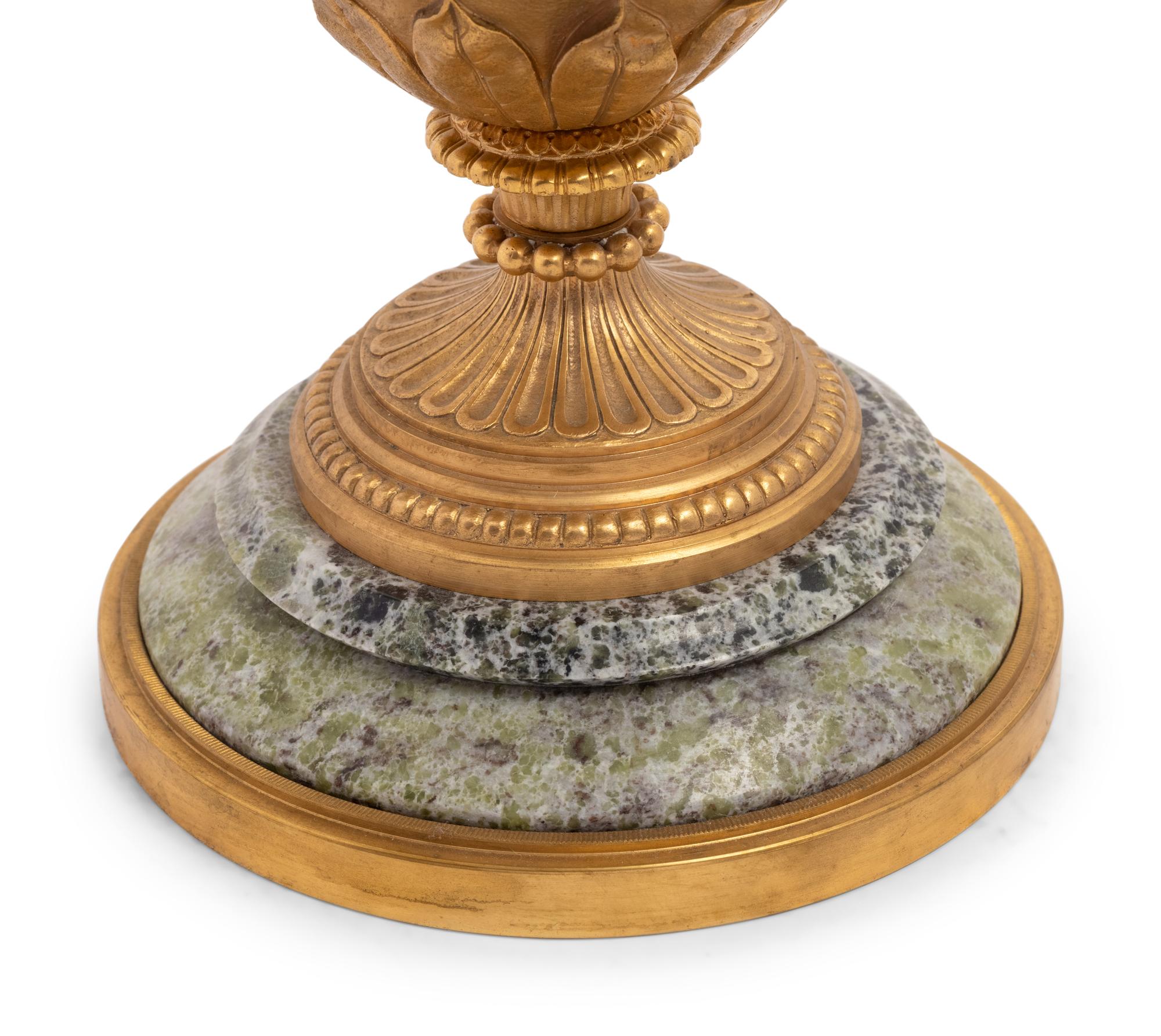 A Louis XVI Style Gilt Bronze Annular Clock