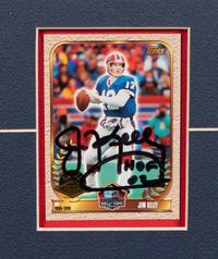 A Jim Kelly Signed Hall of Fame Presentation Jersey,