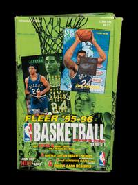 A Retail Box of 1995-96 Fleer Series 1 Basketball Cards
