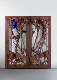 Important Entrance Doors, 2004 glass elements executed by Martin Blank