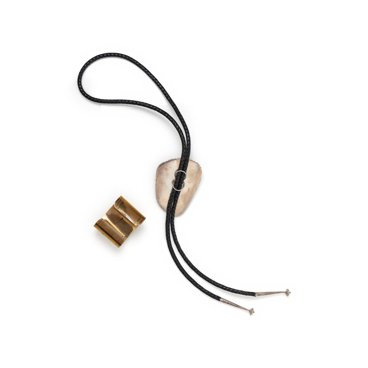 JODY CANDRIAN, CUFF BRACELET & BOLO TIE