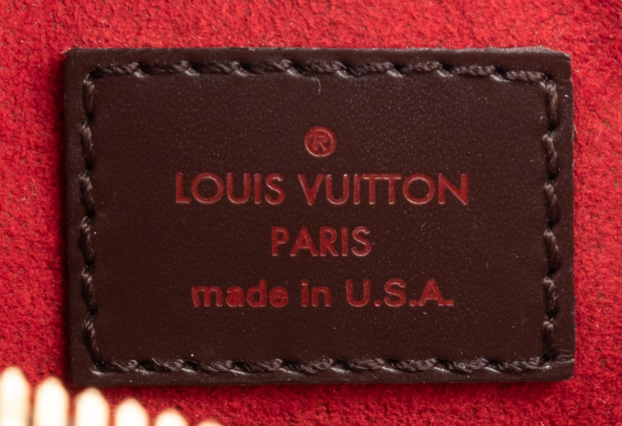 Two Louis Vuitton Items: One Damier Ebene Trevi PM Bag, One Koala Wallet, 2001-2009