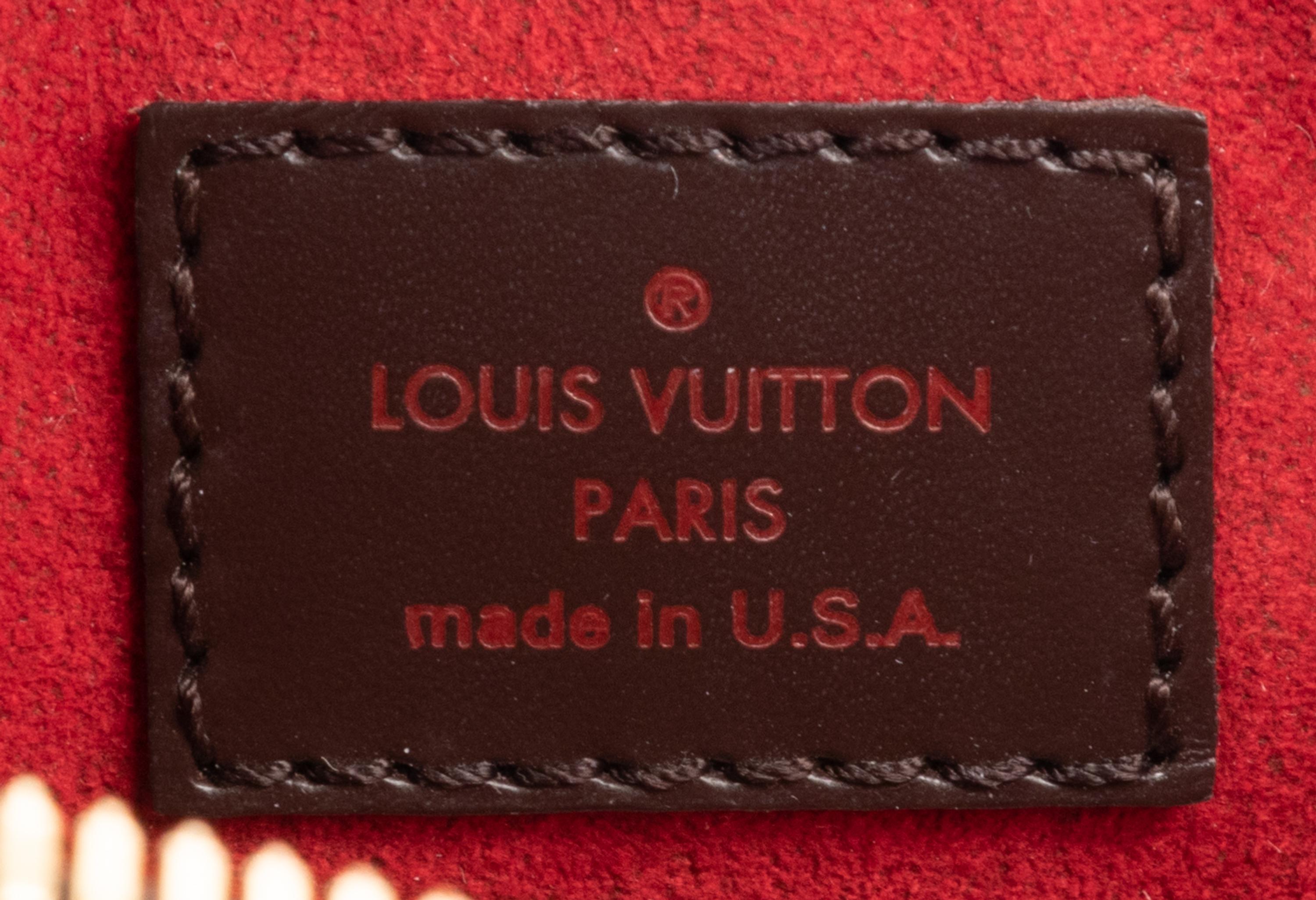 Two Louis Vuitton Items: One Damier Ebene Trevi PM Bag, One Koala Wallet, 2001-2009
