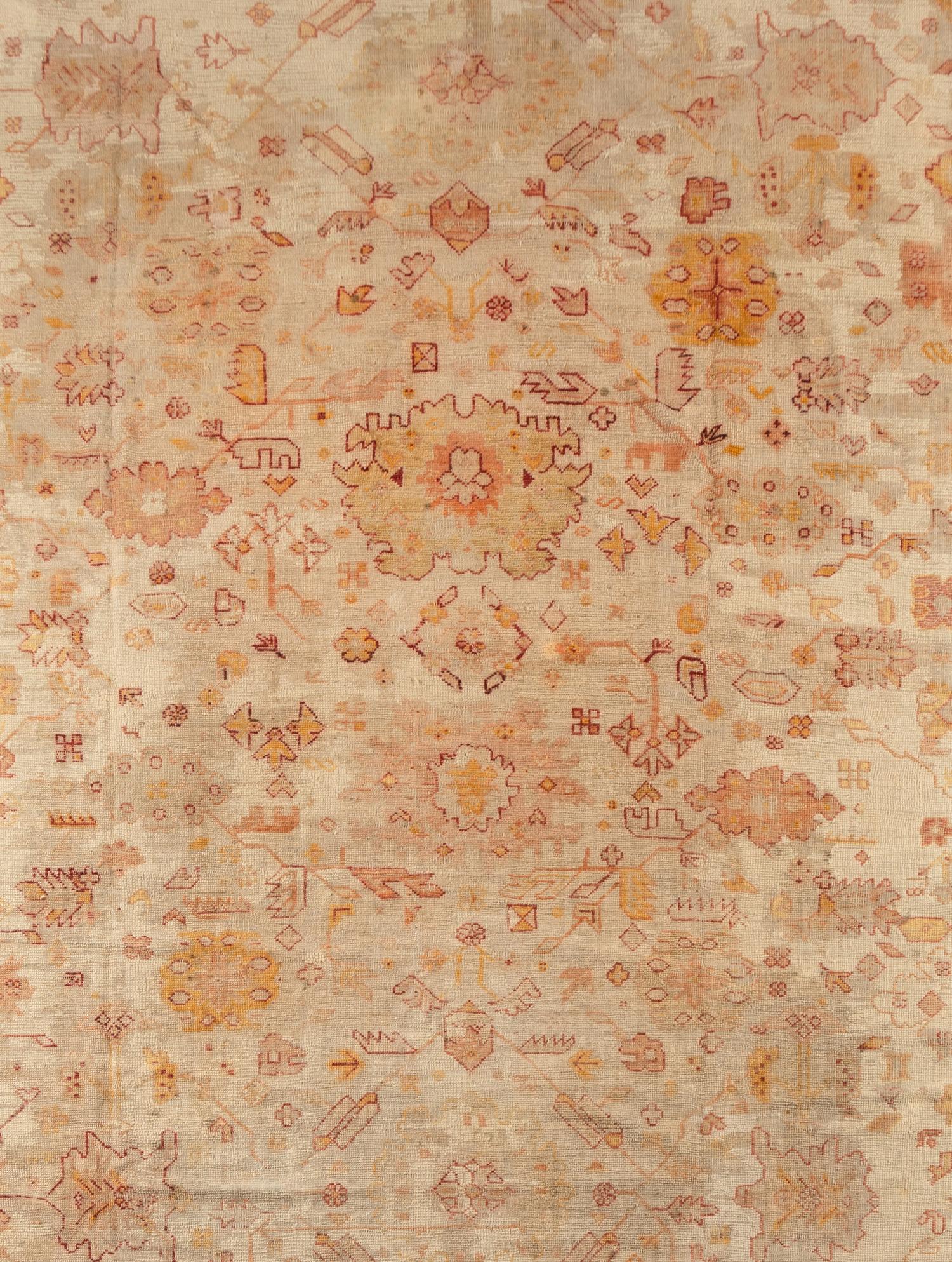 An Oushak Wool Rug