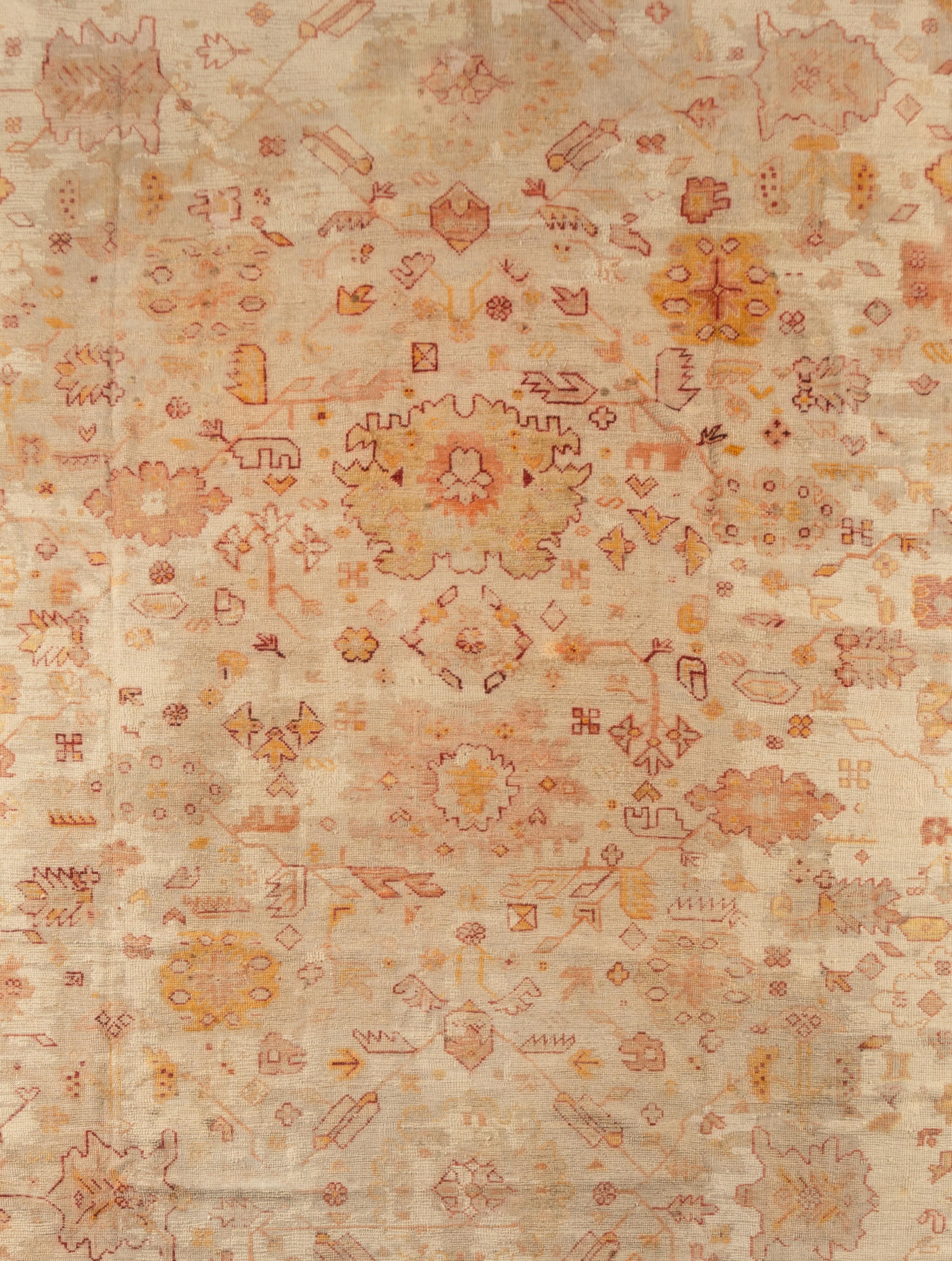 An Oushak Wool Rug