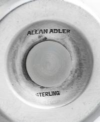 A Group of Three American Silver Casters, Allen Adler, Los Angeles, CA, 20th Century,