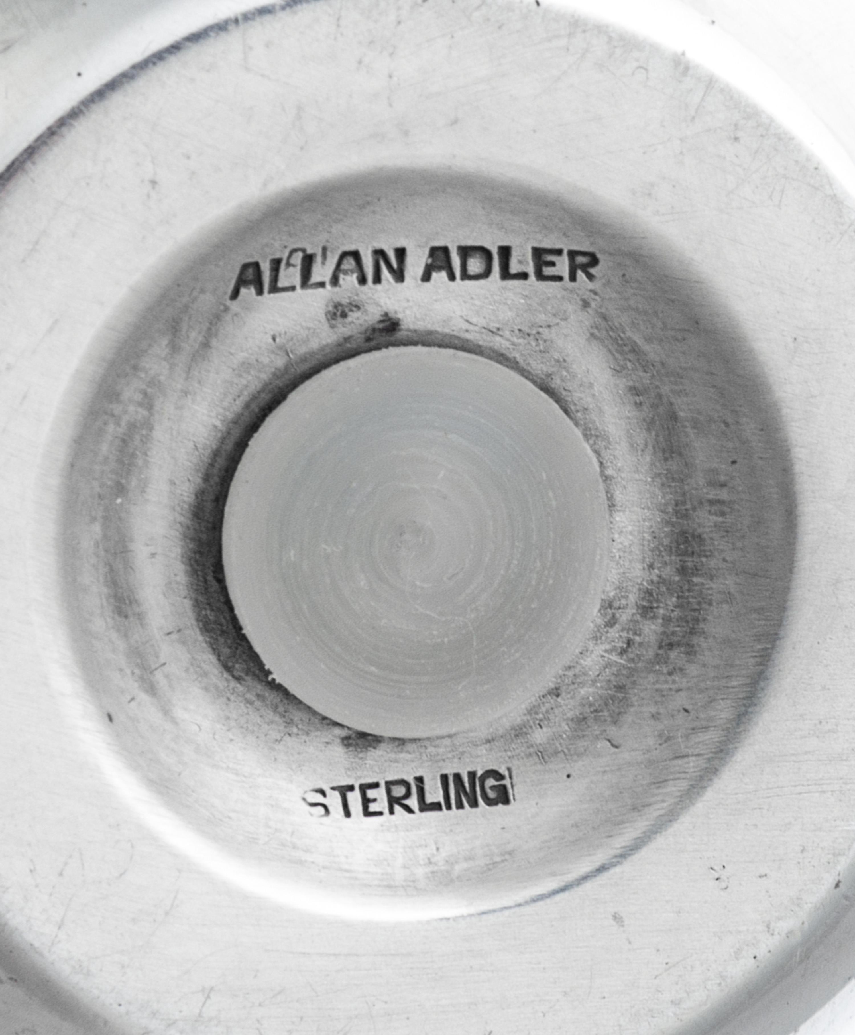 A Group of Three American Silver Casters, Allen Adler, Los Angeles, CA, 20th Century,