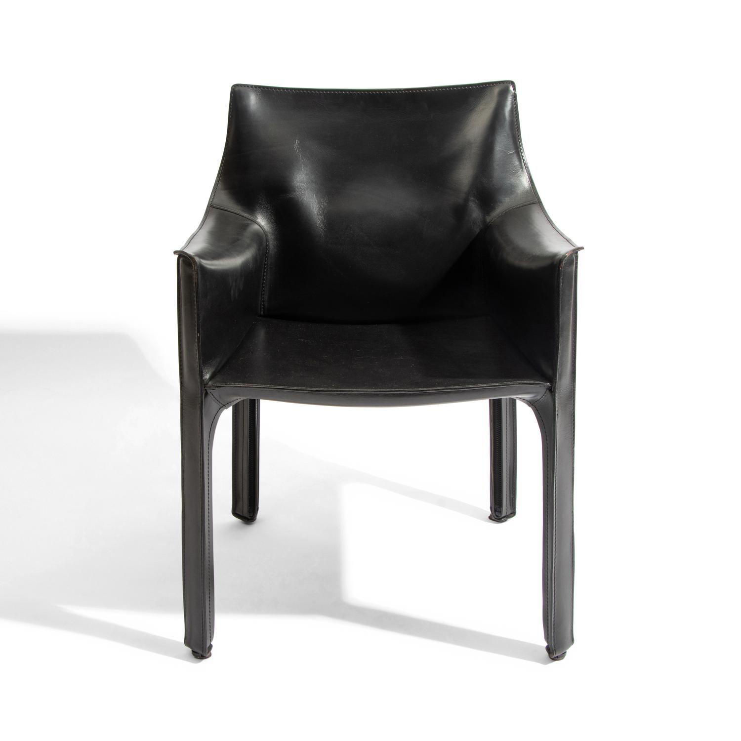 A Pair of 413 Cab Chairs Cassina, Italy
