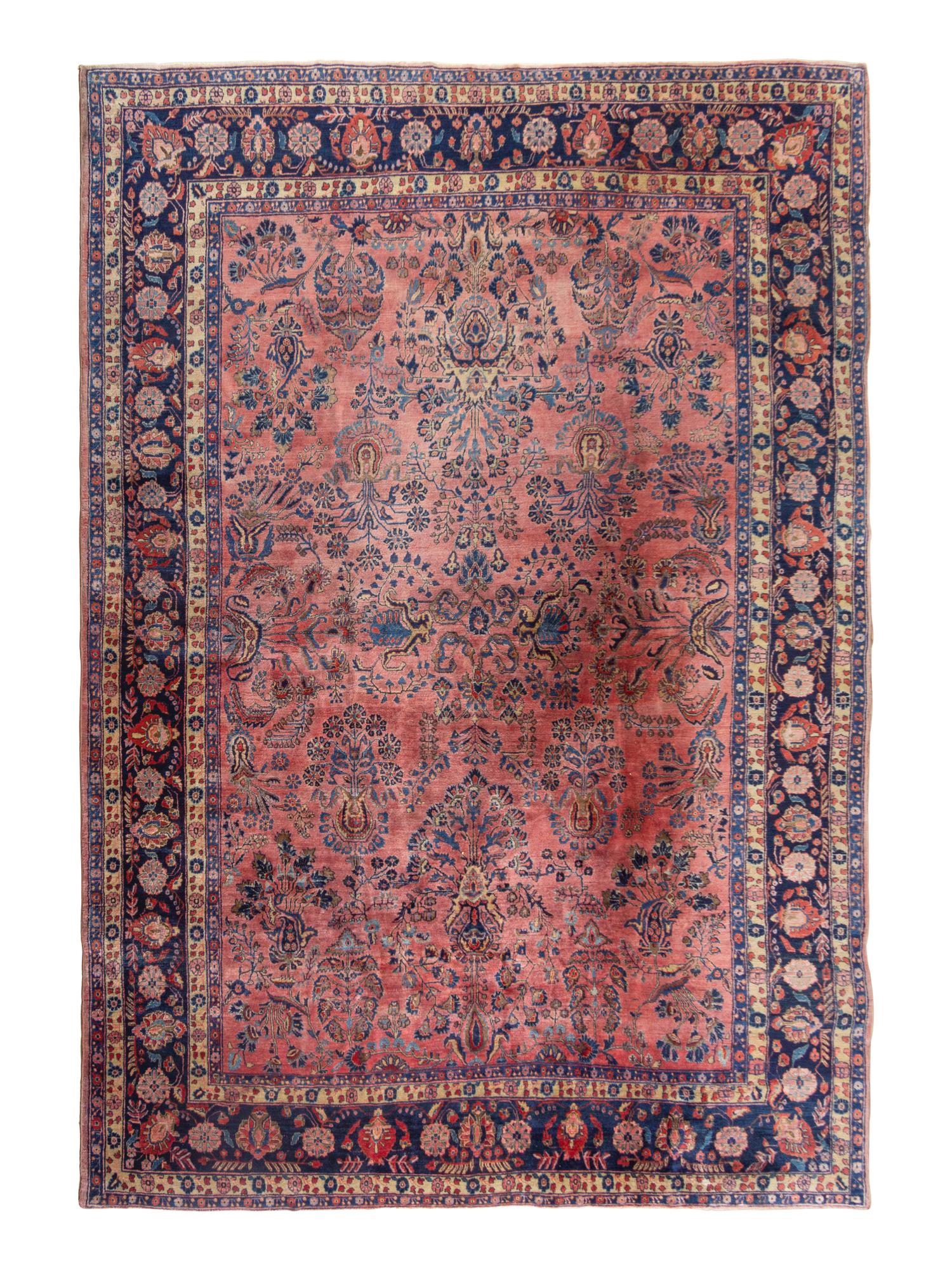 A Sarouk Wool Rug