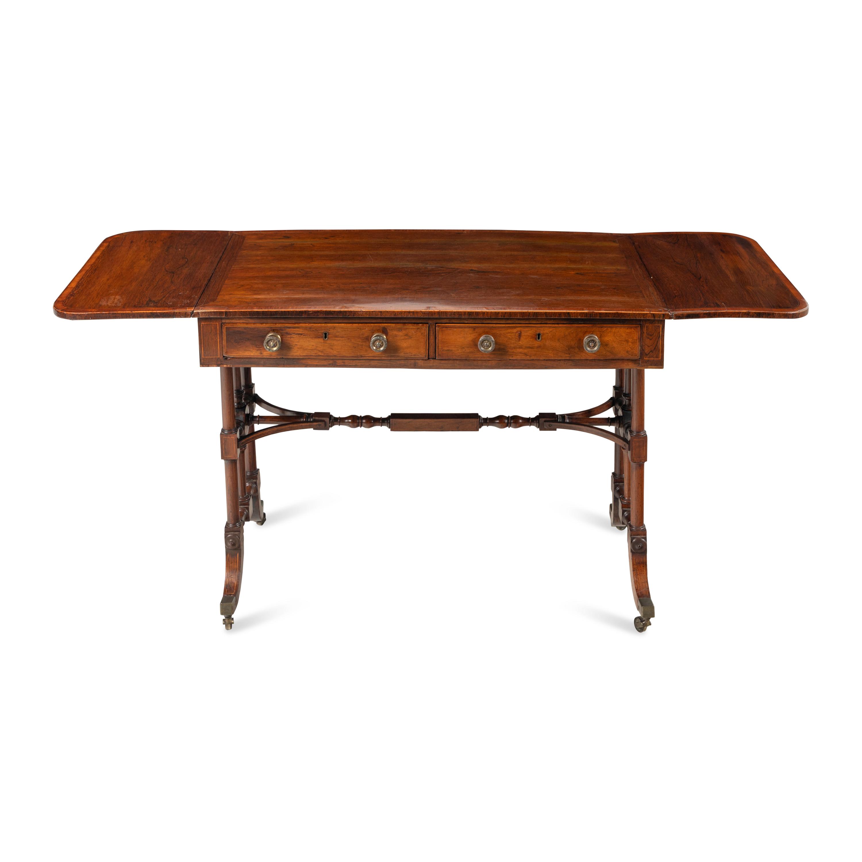 A Regency Rosewood Sofa Table