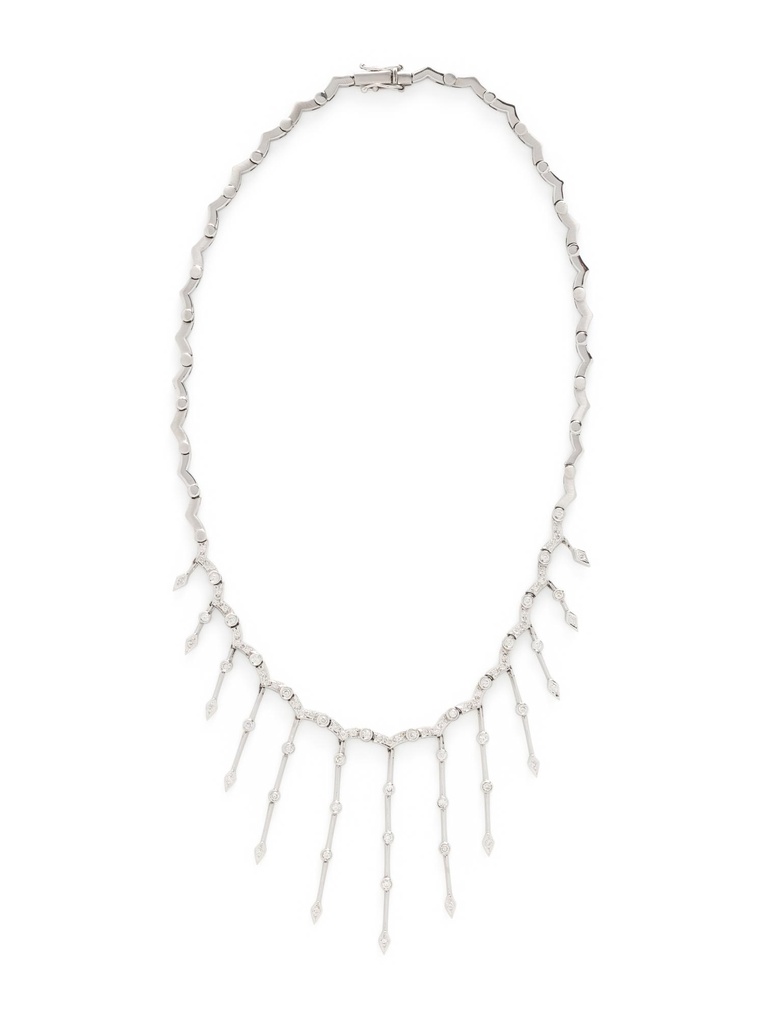 DIAMOND FRINGE NECKLACE