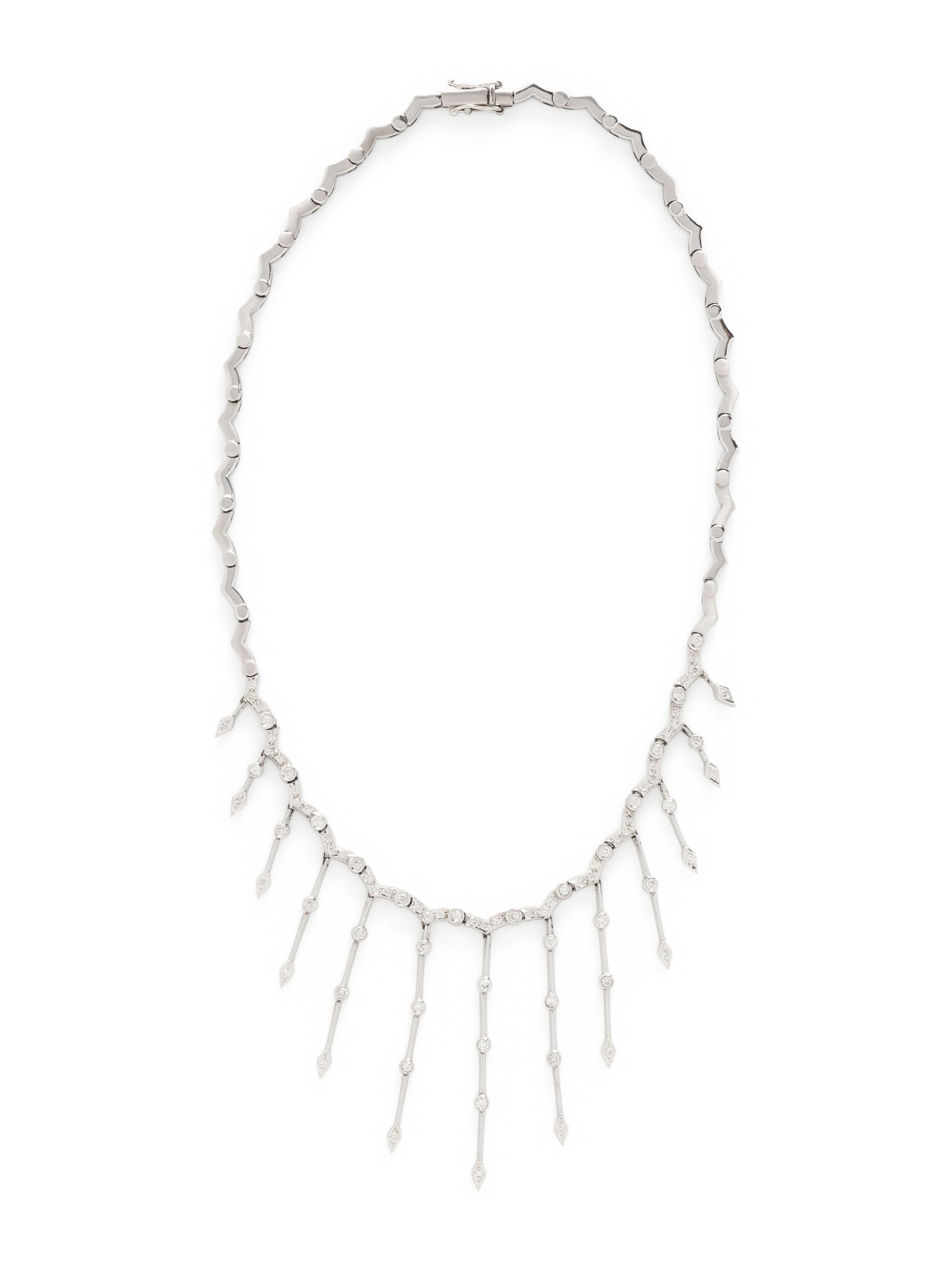 DIAMOND FRINGE NECKLACE