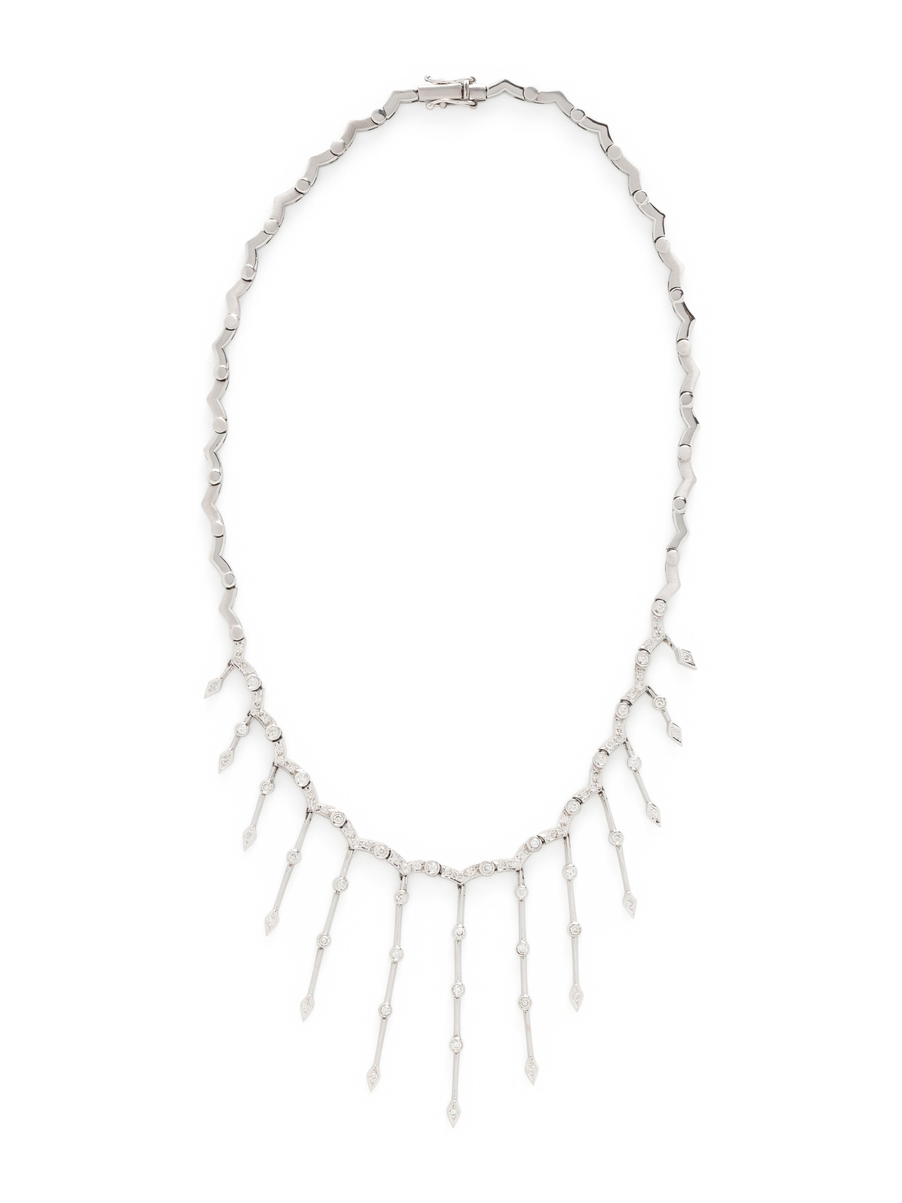 DIAMOND FRINGE NECKLACE
