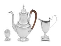 Three Continental Silver Table Articles
