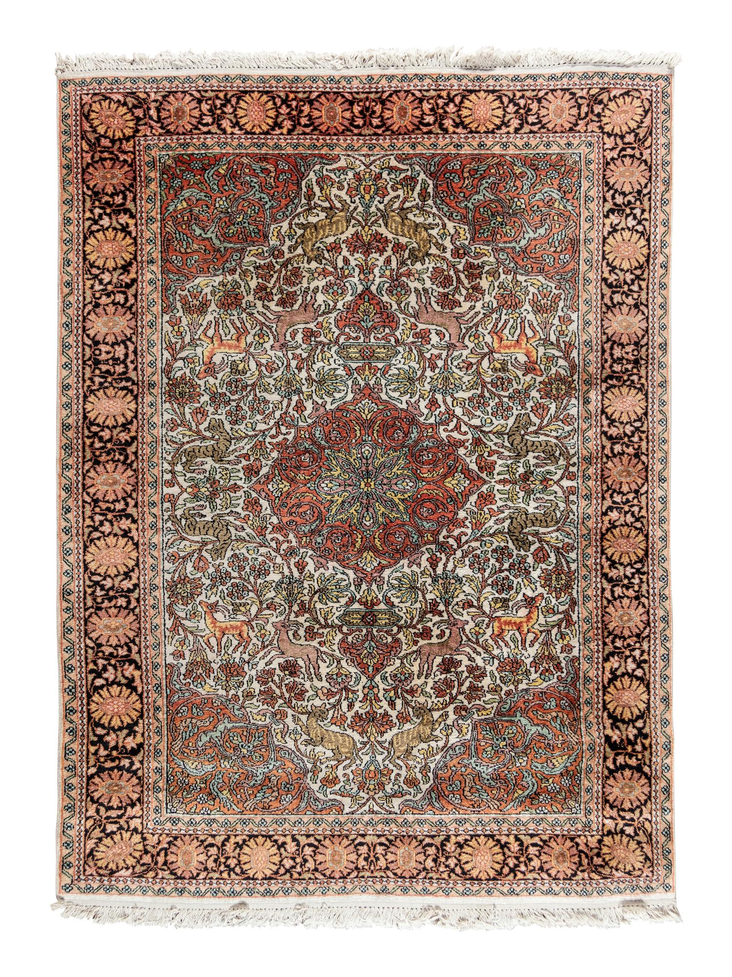 A Persian Silk Rug