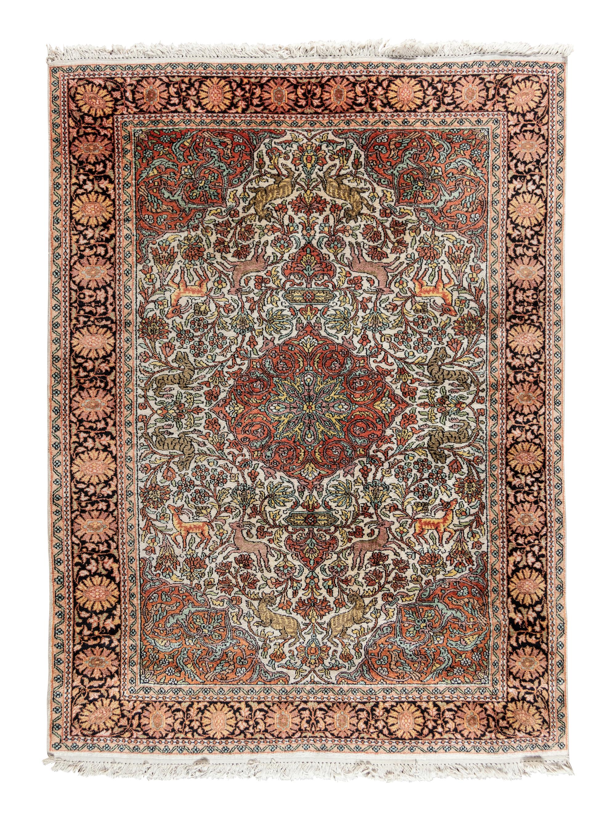 A Persian Silk Rug