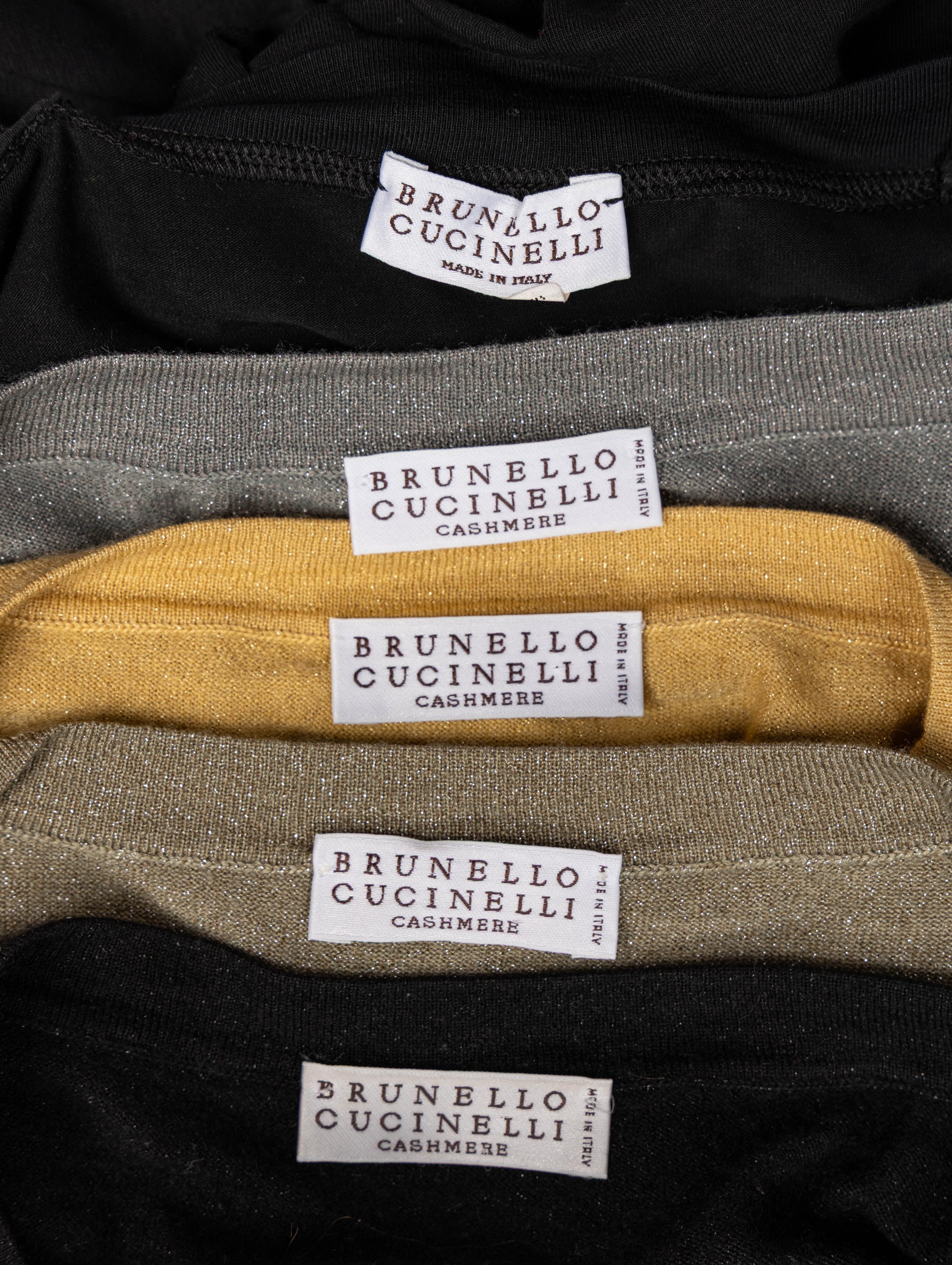 Brunello Cucinelli, Five T-Shirts