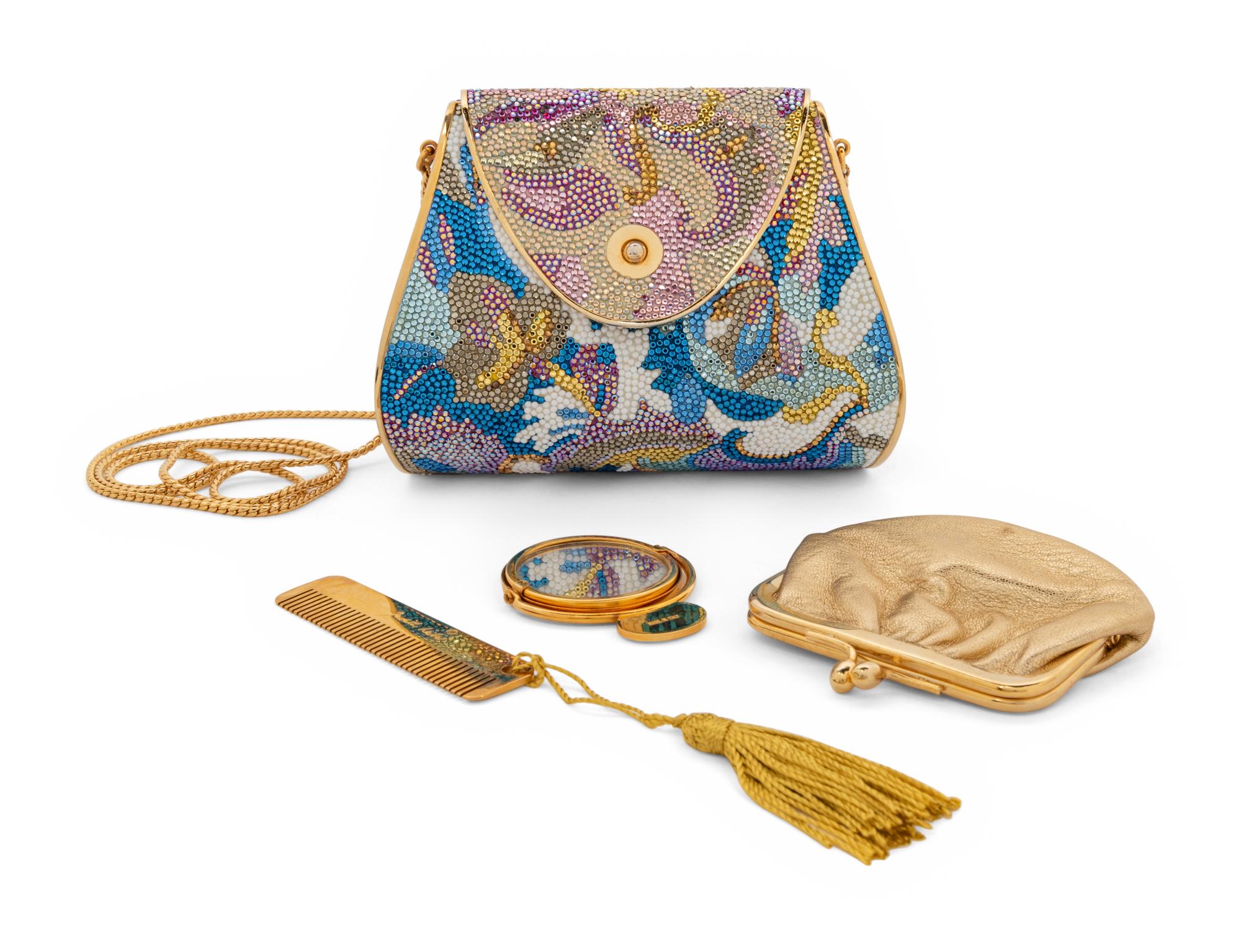 Judith Leiber Floral Minaudière