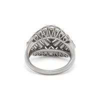 DIAMOND AND PLATINUM RING