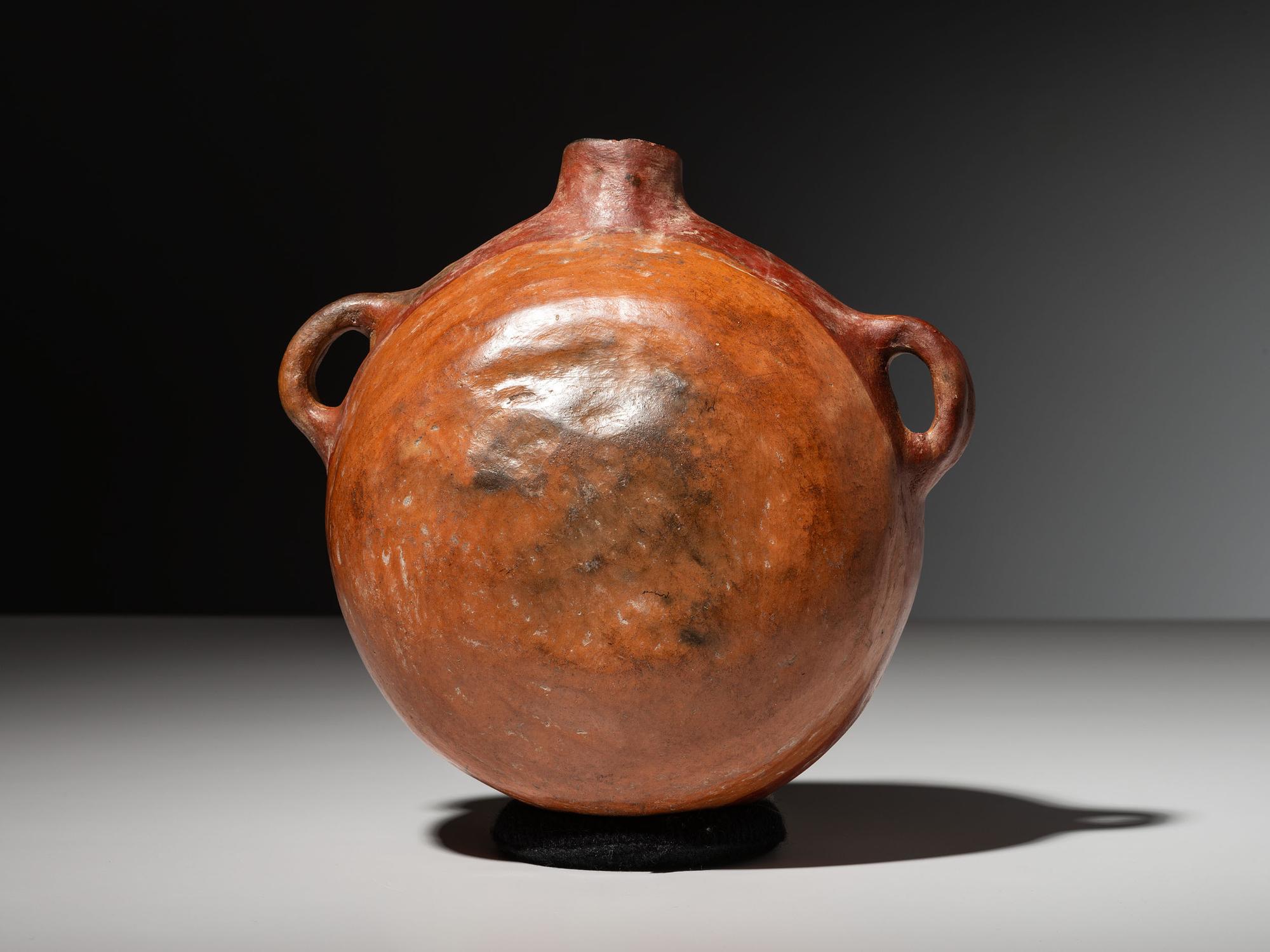 Zia Polychrome Pottery Canteen