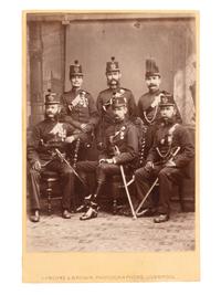 [EARLY PHOTO] English album presented to Capt. Bradley cont. 140+ photos, incl. military subjects.
