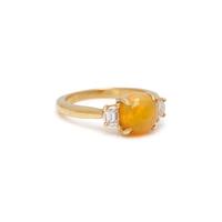 OPAL AND DIAMOND RING