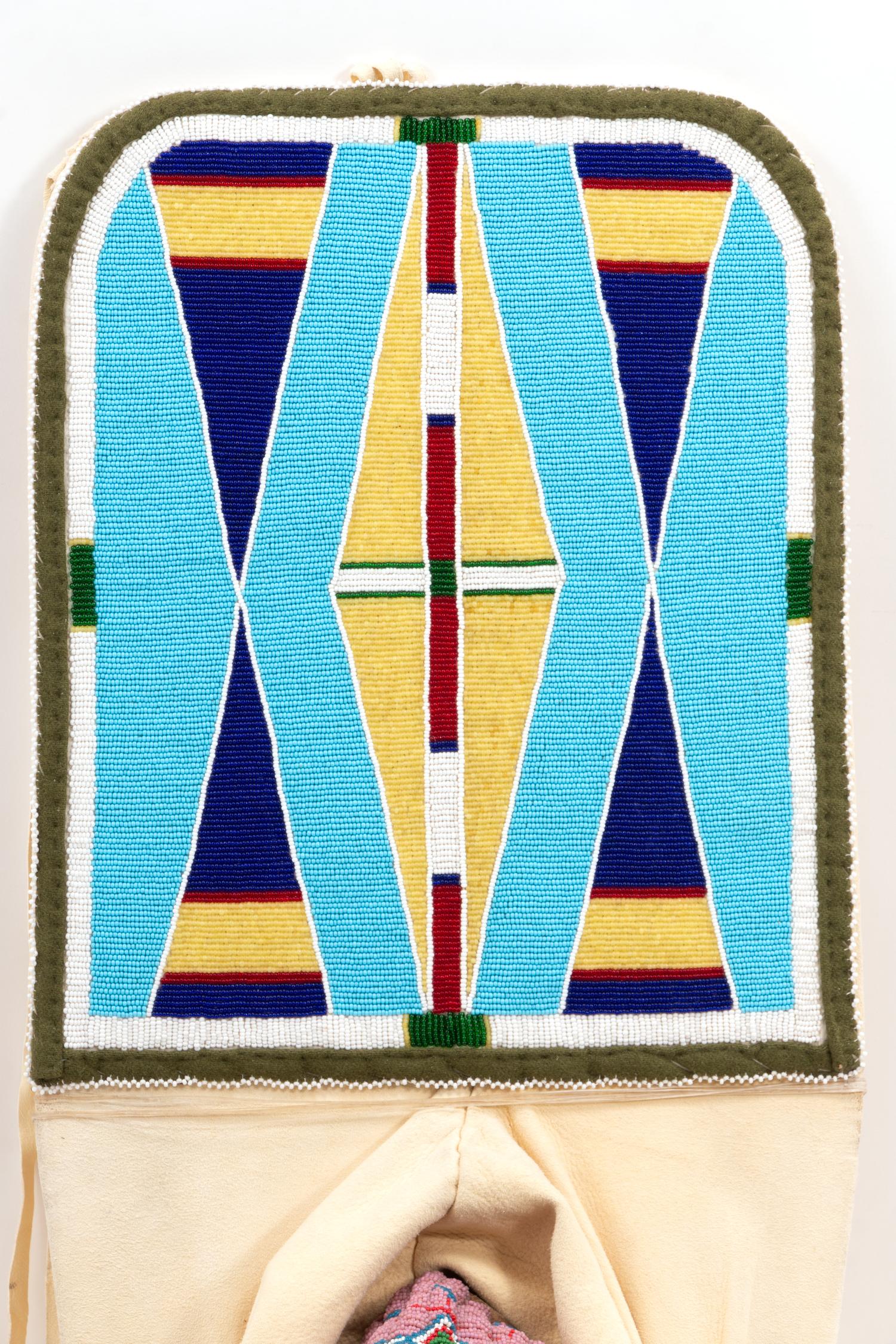 Beaded Hide Cradle, Full Size