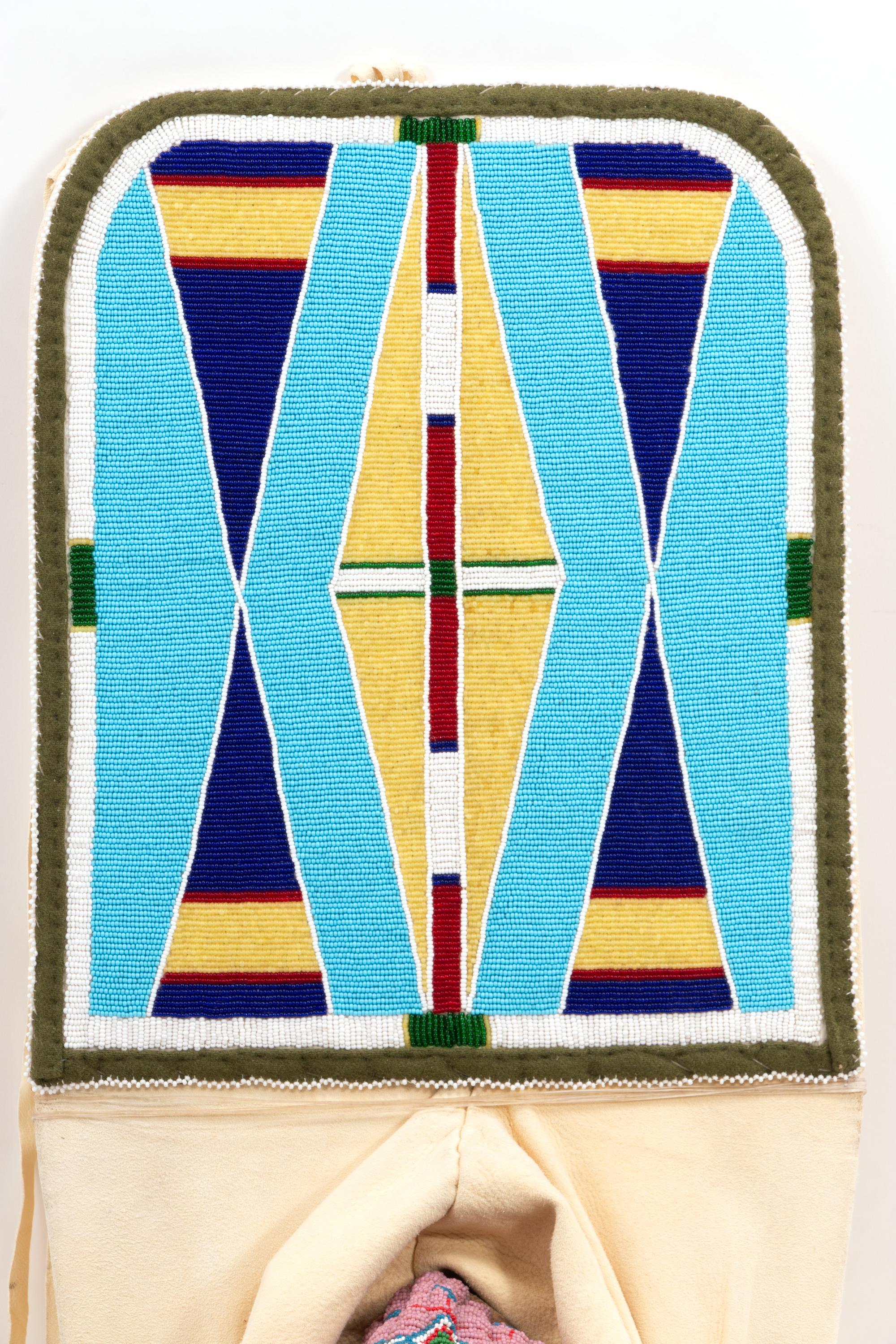 Beaded Hide Cradle, Full Size