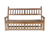 A Peruvian Colonial Hardwood Bench