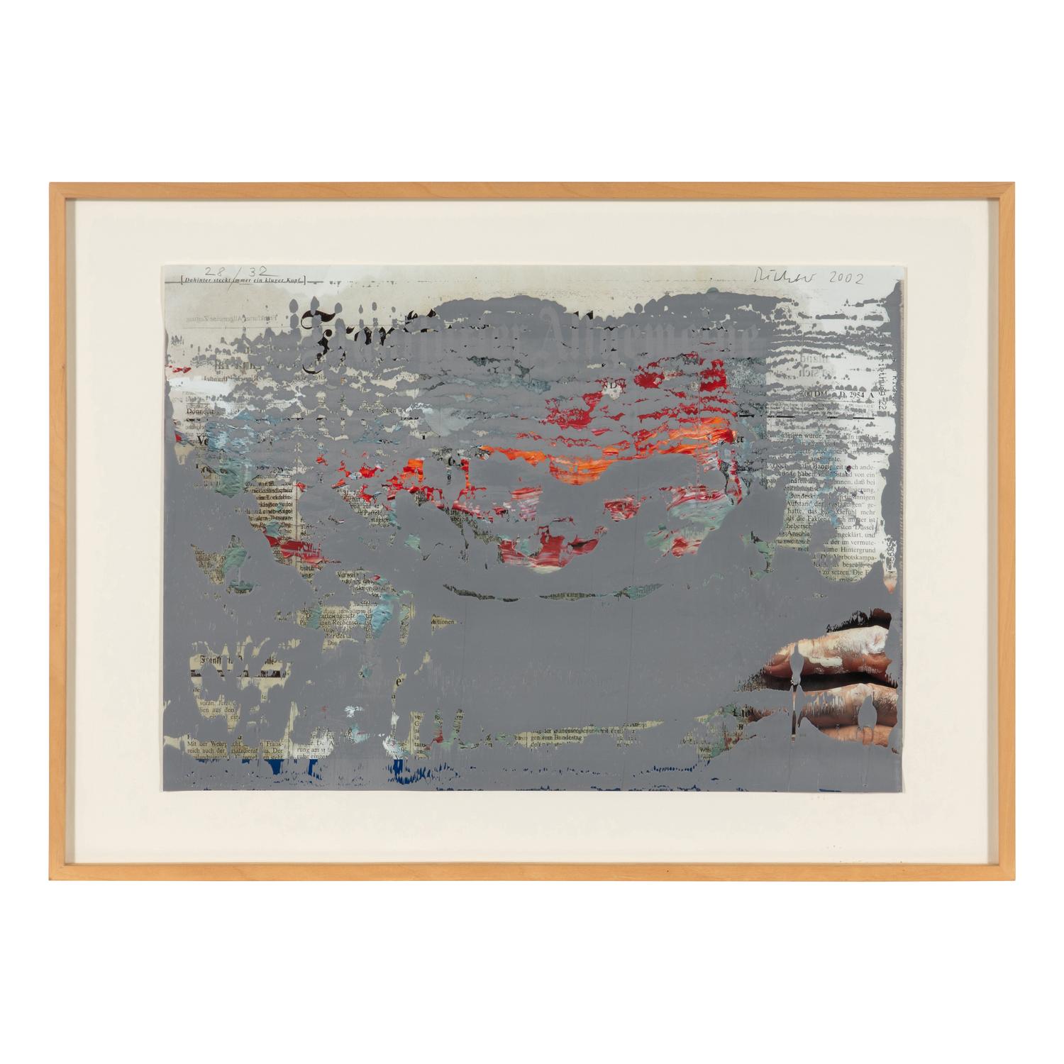 Gerhard Richter (German, b. 1932) — FAZ-Übermalung , 2002