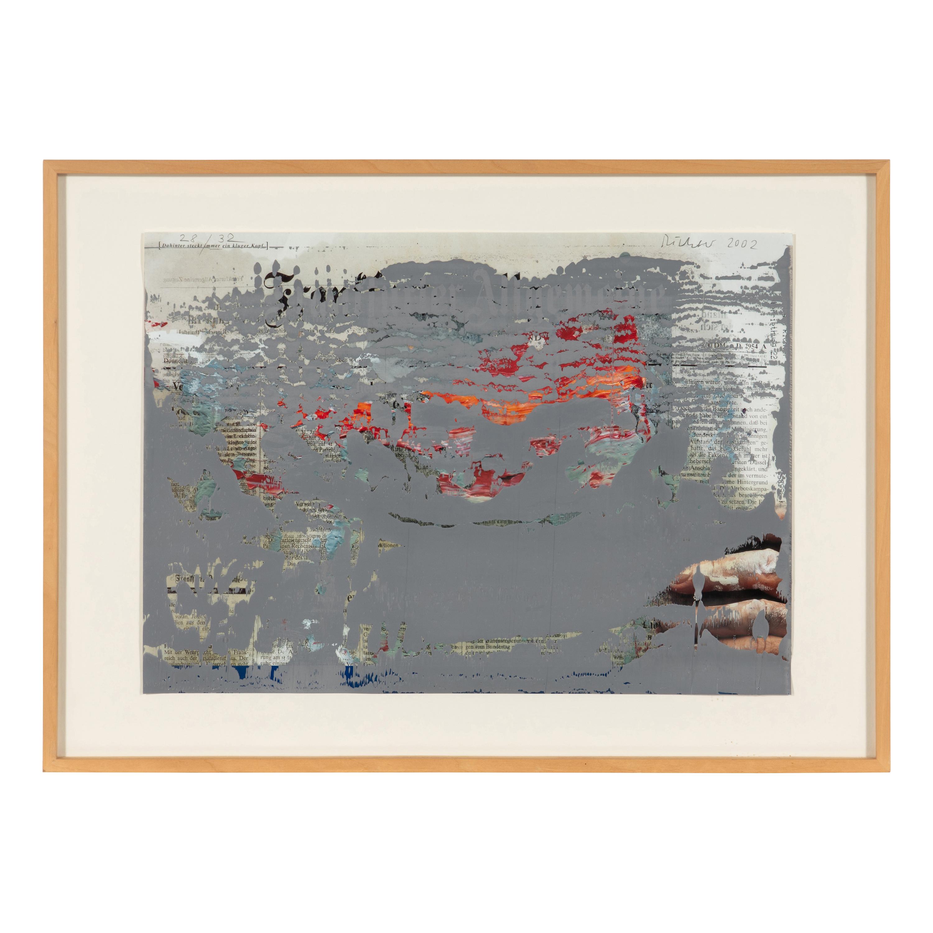 Gerhard Richter (German, b. 1932) — FAZ-Übermalung , 2002