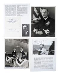 [WWII - NAVY]. 70+ signatures of submariners, PT Boat captains, & anti-U-Boat sailors.