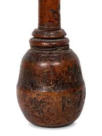 A Continental Carved Wood Pestle